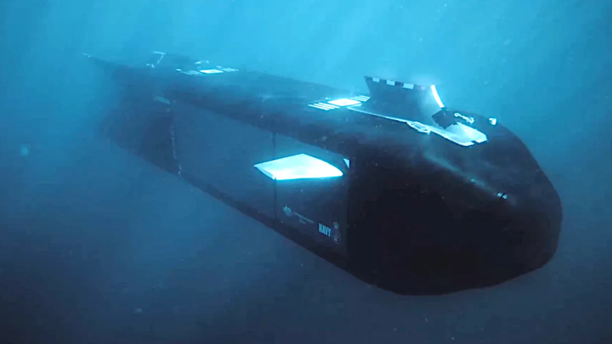 First Look At The Ghost Shark Uncrewed Submarine Underwater
