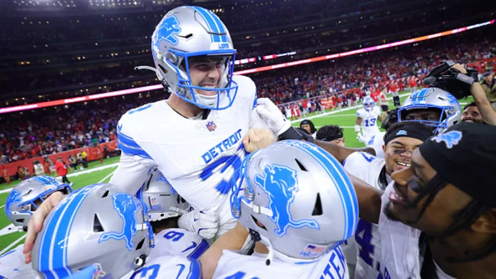 Lions Kicker Jake Bates Is Booting Bombs For Jesus Christ