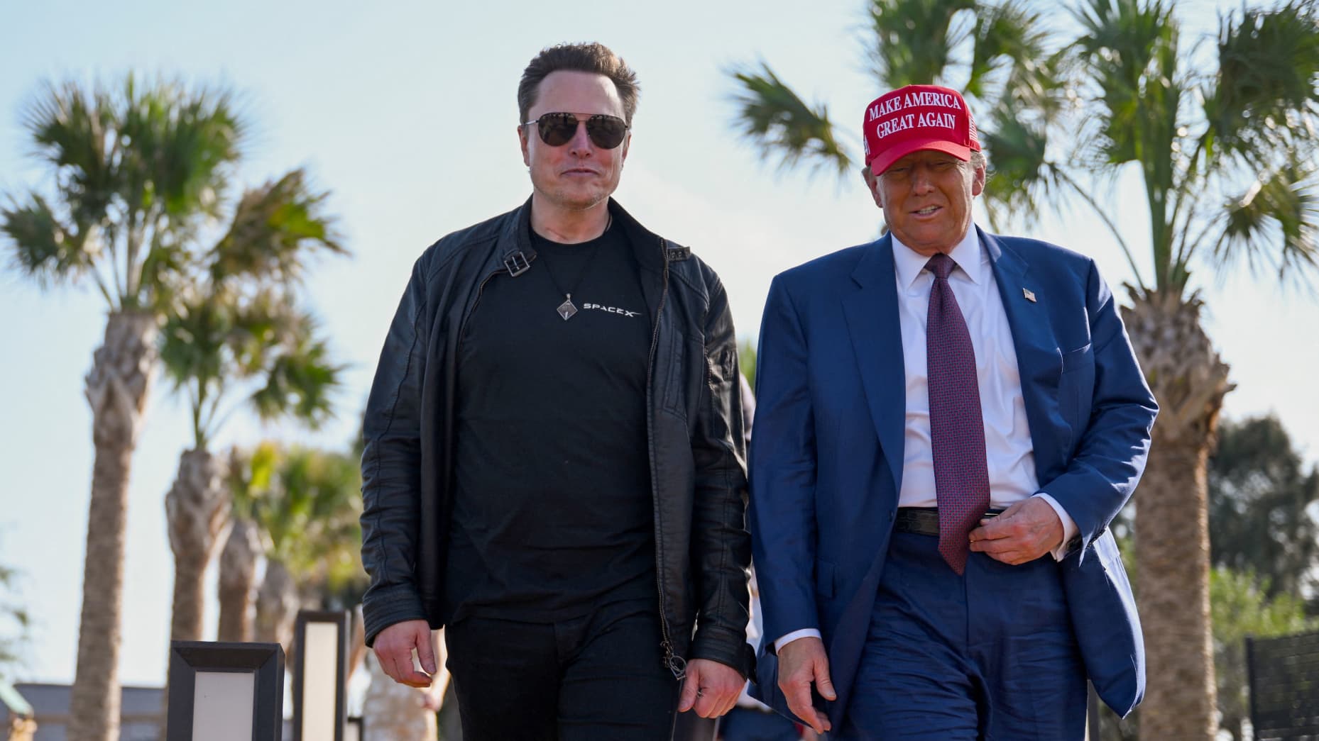 Trump Joins Elon Musk In Texas As SpaceX Launches Rocket