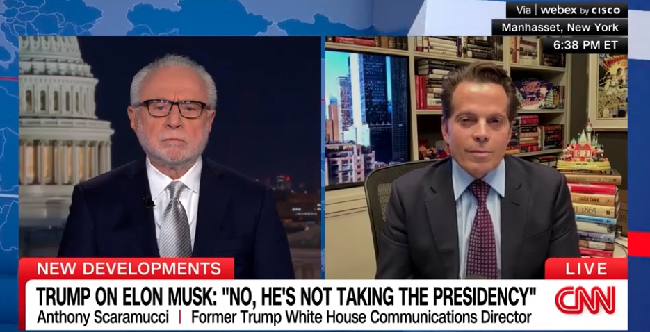 Scaramucci On CNN Makes Weird Mob Boss-Esque Threat Against Elon Musk