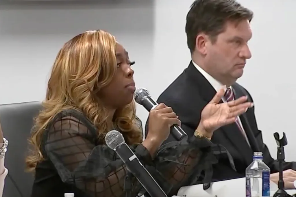 Dolton Dictator Tiffany Henyard Jumps Into Chaotic Brawl With Angry Activist, Her Boyfriend After She’s Called A ‘Bitch’ During Tense Board Meeting