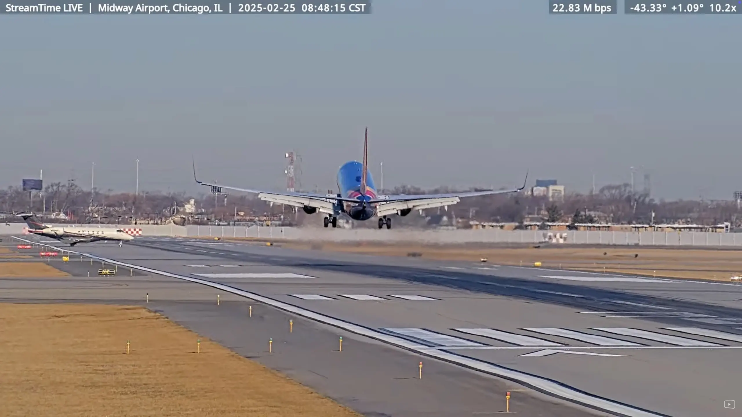 Southwest Plane Nearly Collides With Private Jet At Chicago Midway Airport