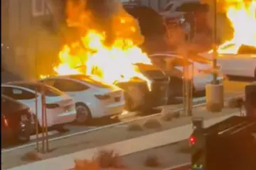 Multiple Cars Set On Fire At Tesla Service Center In Las Vegas