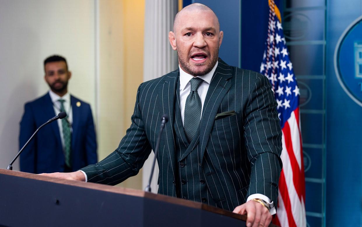 Conor McGregor Says Ireland Has ‘Abandoned’ The Irish People During White House Visit