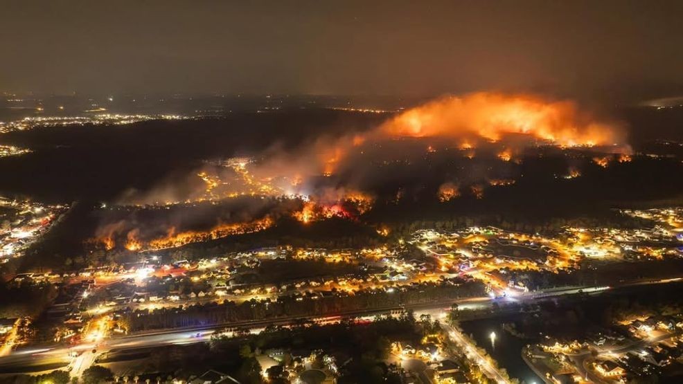Wildfires Rage Across The Carolinas; SC Governor Issues State Of Emergency