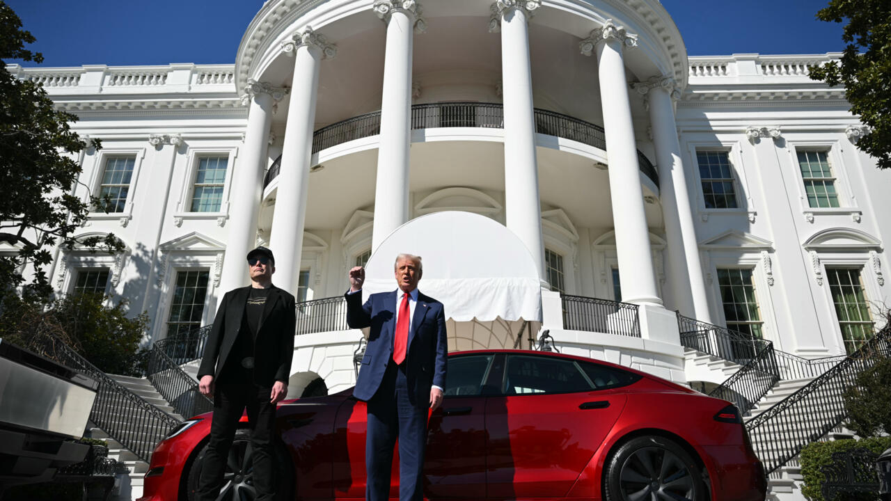 Trump Buys A Tesla At The White House