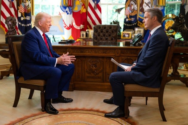 Trump Spars With ABC’s Terry Moran Over Tariff Policy, Deportations And Ukraine War In Testy Interview