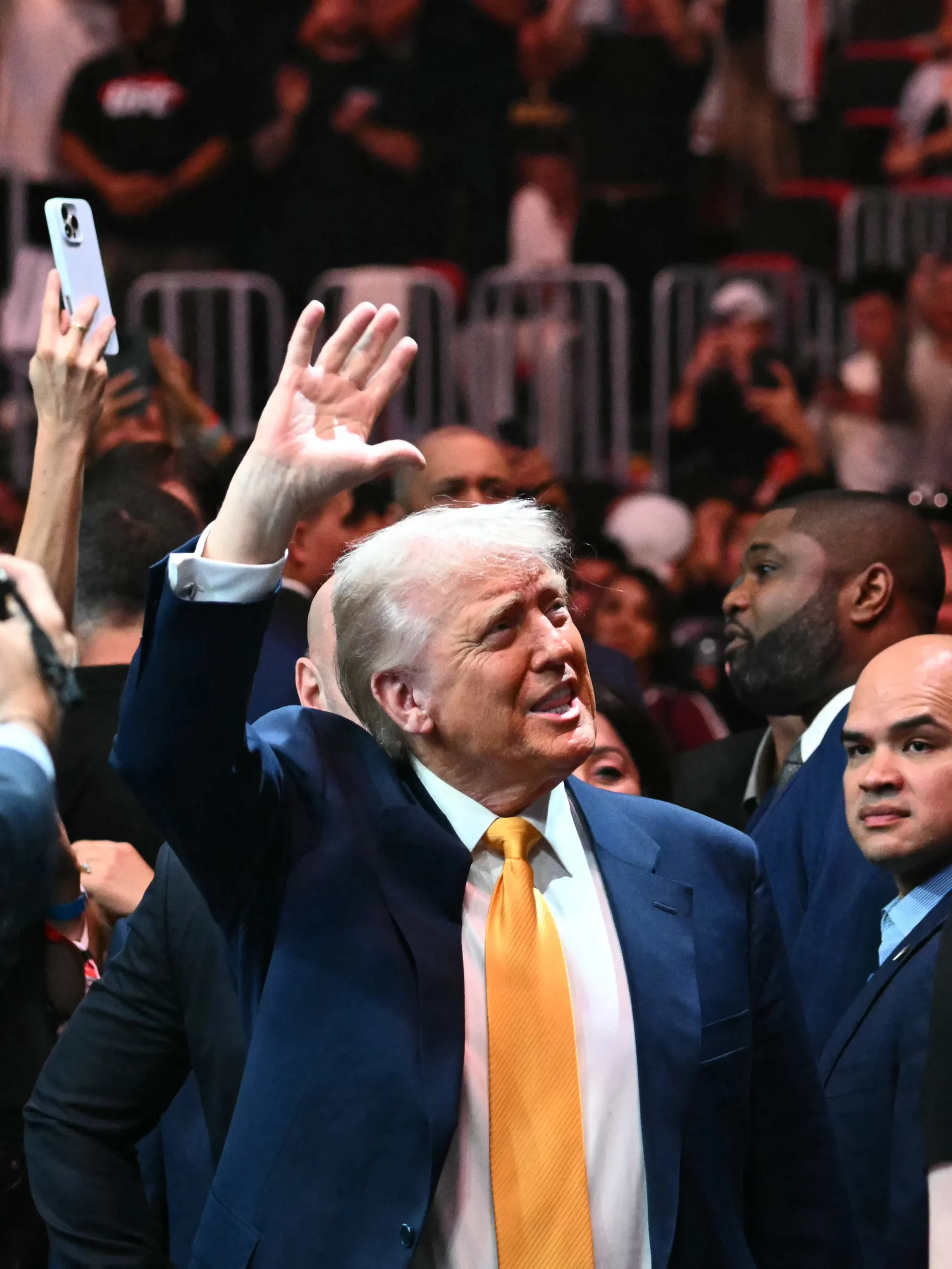 Trump Attends UFC Fights In Florida With Star-Studded Cast — And Receives Insane Applause While Entering Arena