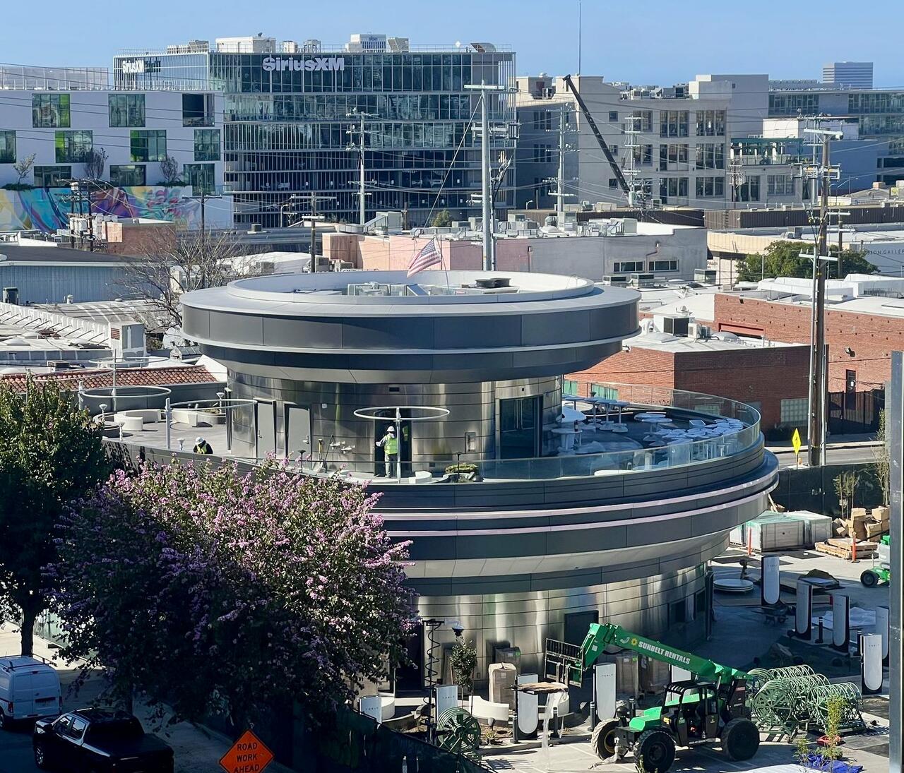 Tesla’s 1950s-Style Diner In Hollywood Nears Completion