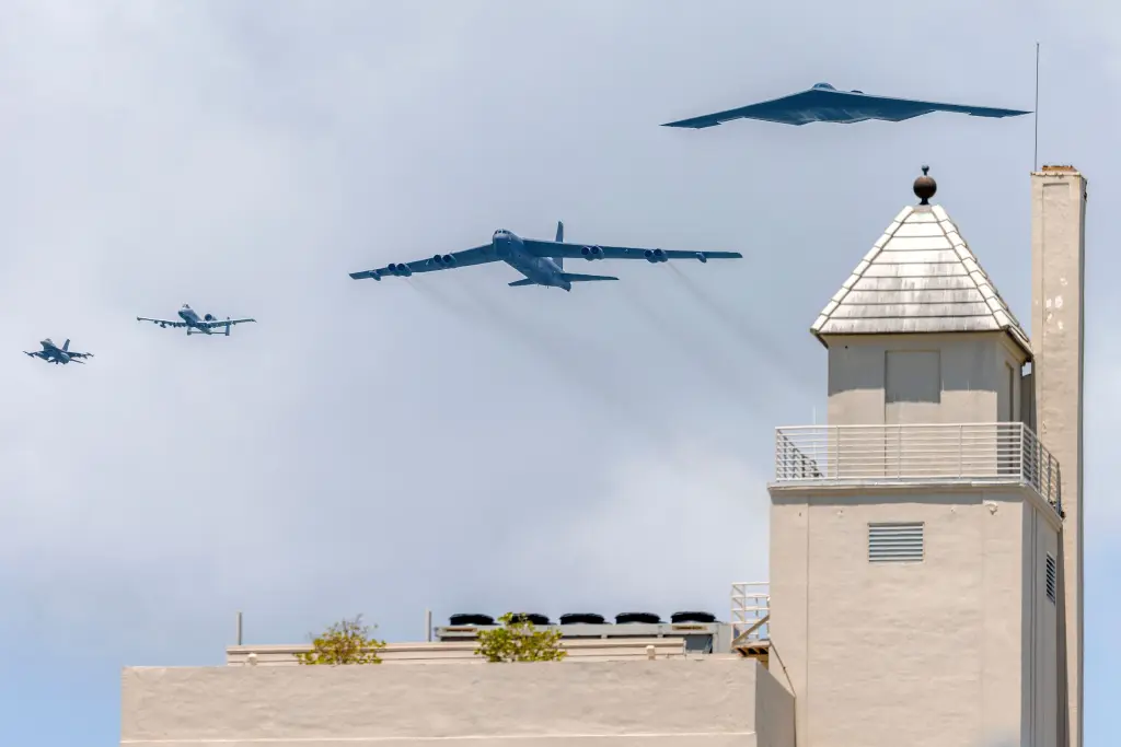 Freedom Flyover: Nearly Every Type Of Fighter Jet And Bomber We Have Flies Over Miami Beach