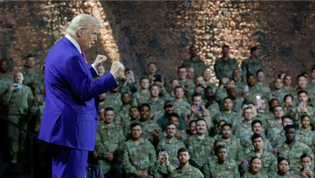 Trump Highlights Potential Pay Raise For Troops, Touts Military Reforms In Qatar Speech