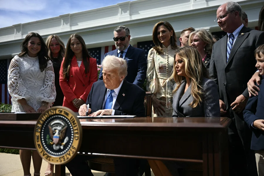 Trump Signs Bipartisan Bill Tackling ‘Horrific’ Revenge Porn, AI Deepfakes