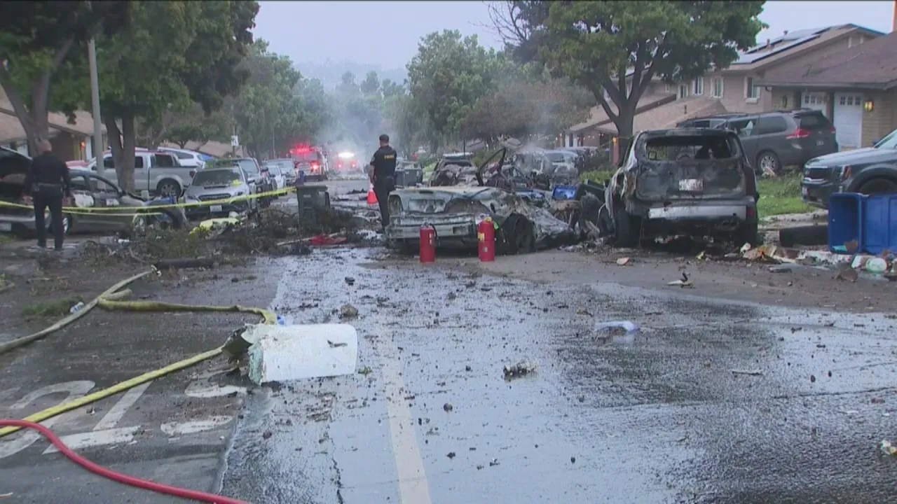 Multiple Fatalities After Small Plane Crashes In San Diego Neighborhood