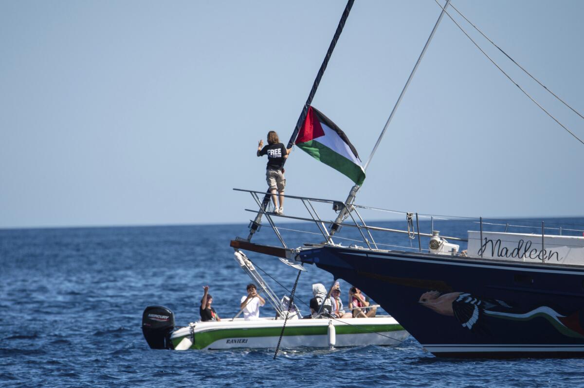 Israel Vows To Prevent Aid Boat Carrying Greta Thunberg And Other Activists From Reaching Gaza