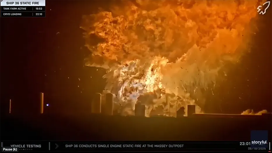 Major Explosion During Preparations For Static Fire Test Of Starship Prototype