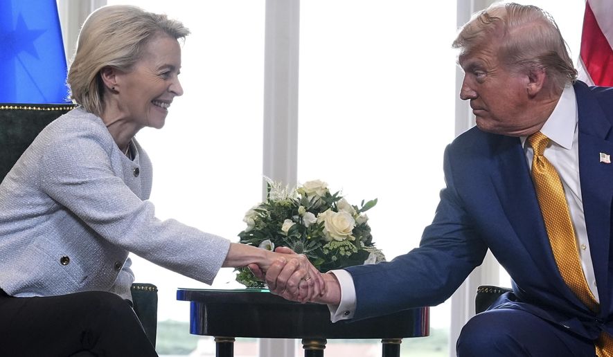 Trump, EU Reach Tariff Deal To Avoid Trade War
