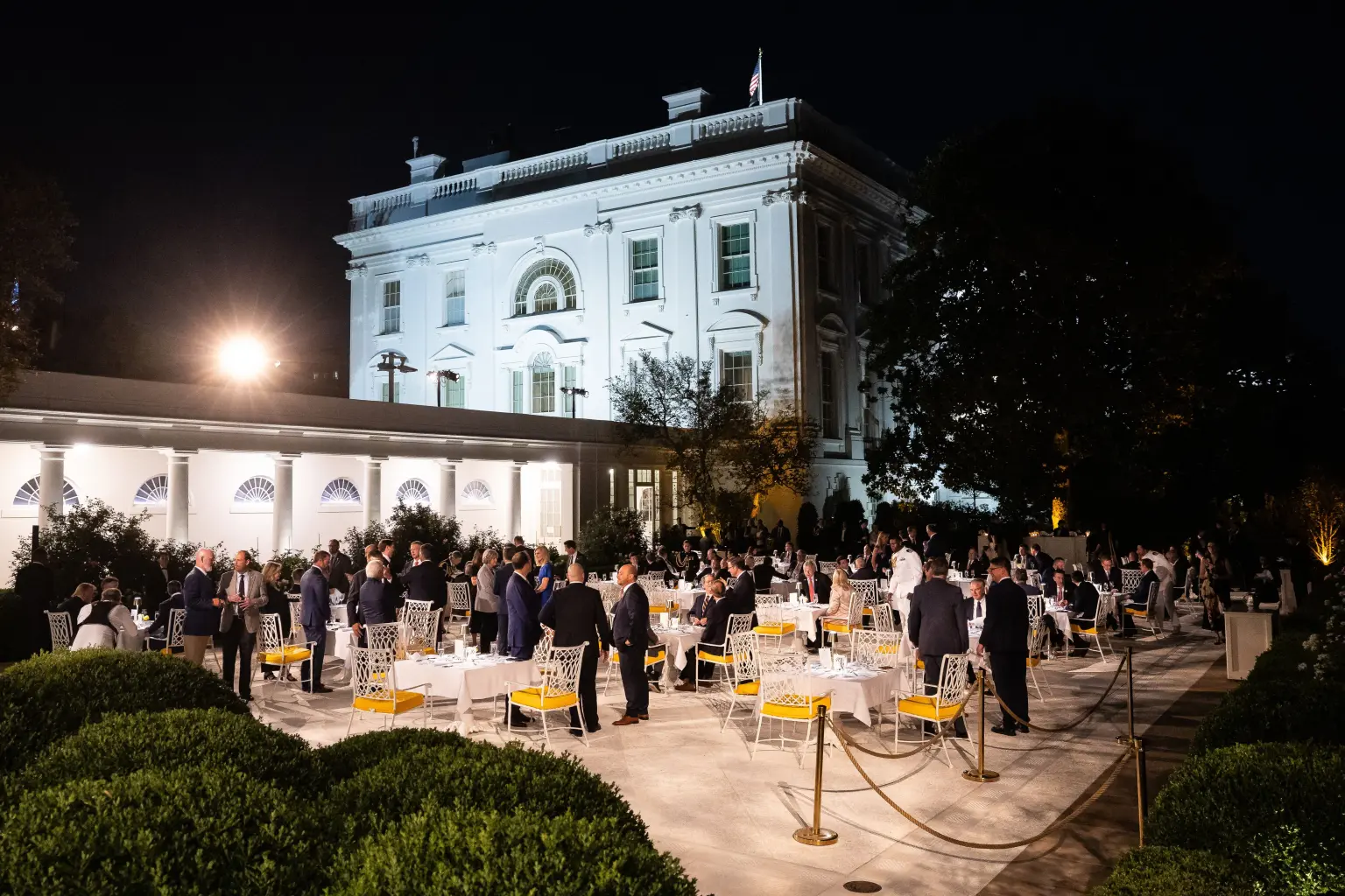 Trump Unveils New ‘Rose Garden Club’ At White House