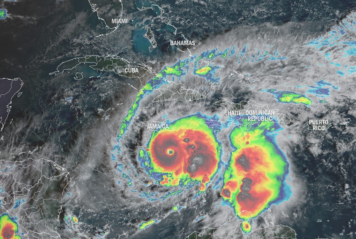 Hurricane Melissa Undergoing Extreme Rapid Intensification As Jamaica Braces For Catastrophic Flooding, Winds