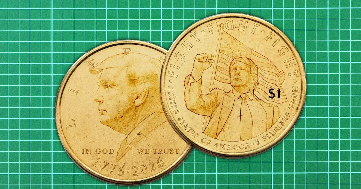Mint May Stamp Trump’s Face On New $1 Coin Ahead Of America’s 250th Birthday