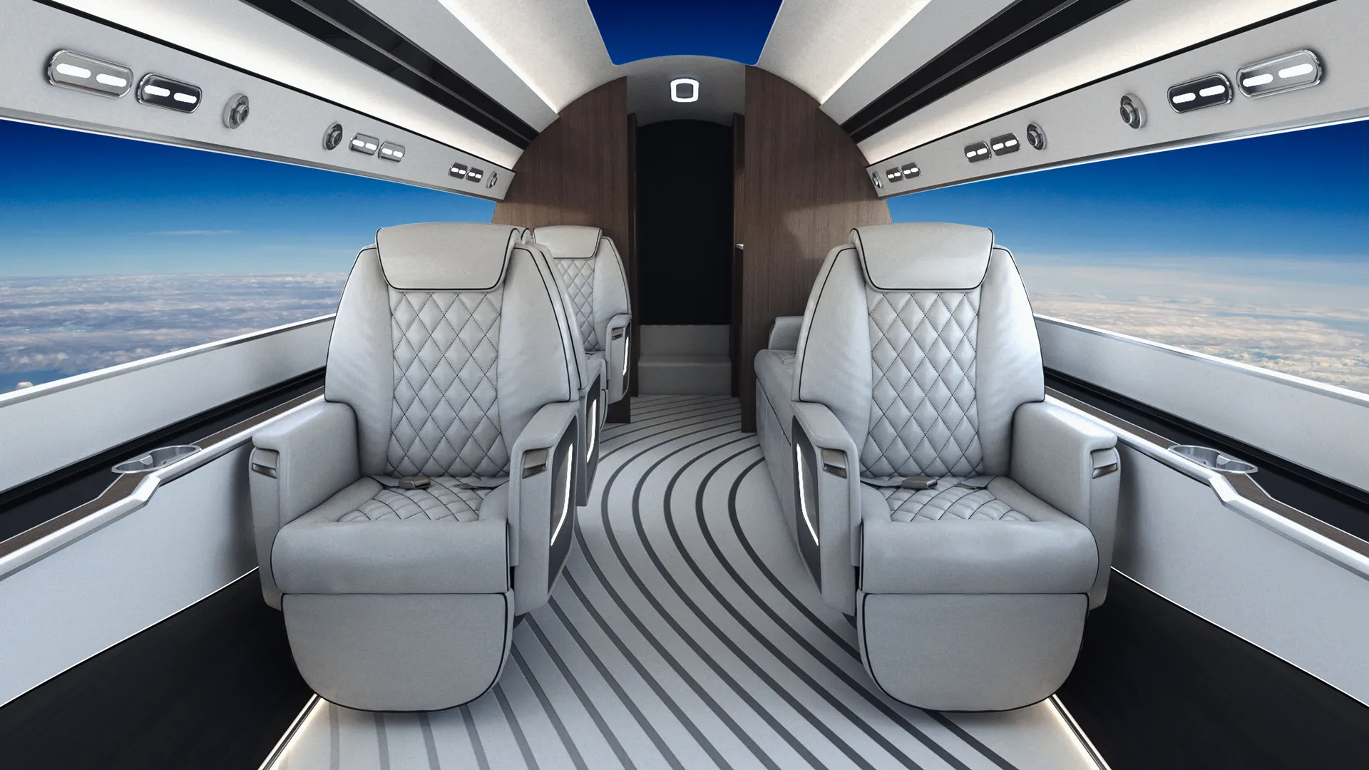 Luxury Jet Replaces Cabin Windows With Video Screens