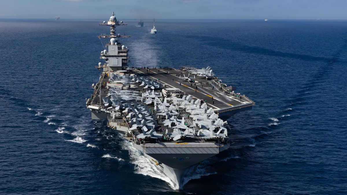 USS Gerald R. Ford, World’s Largest Aircraft Carrier, Arrives In Caribbean