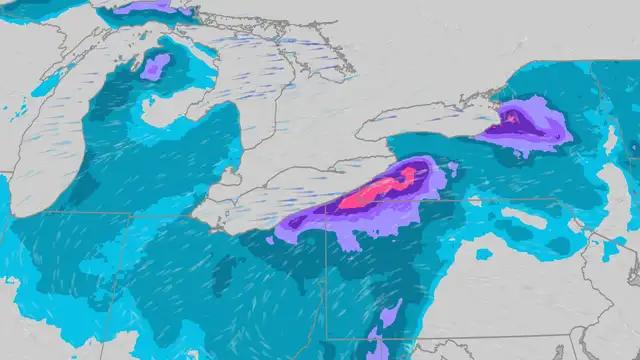 Winter Storm To Bring Snow, Strong Winds To Great Lakes And Northeast