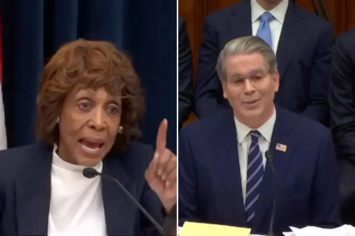 Tempers Flare Between Maxine Waters And Scott Bessent Over Inflation: ‘Can You Shut Up?’