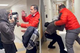 Ohio State Professor Suspended After Attacking Cameraman Who Was Trying To Interview Ex-University President
