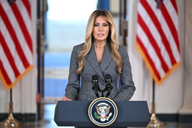 Melania Trump Denies Any Links To Epstein Abuse In Rare Presser