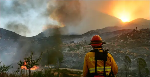 Fast-Moving Sandy Fire Burns Hundreds Of Acres In Southern California