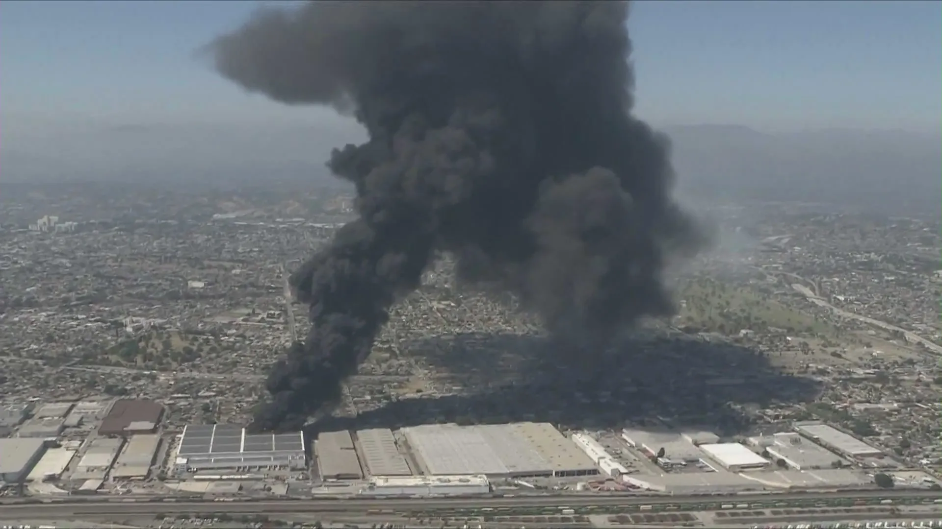 State Of Emergency Declared In L.A. As Warehouse Fire Spews Dangerous Smoke Across City