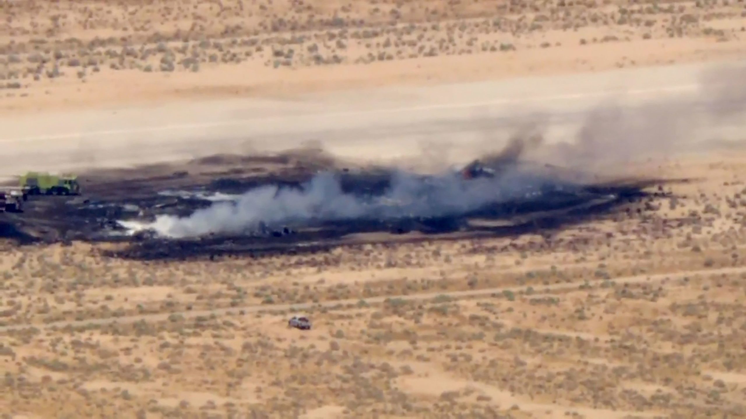 B-52 Bomber Crashes After Take-Off From Edwards Air Force Base In California