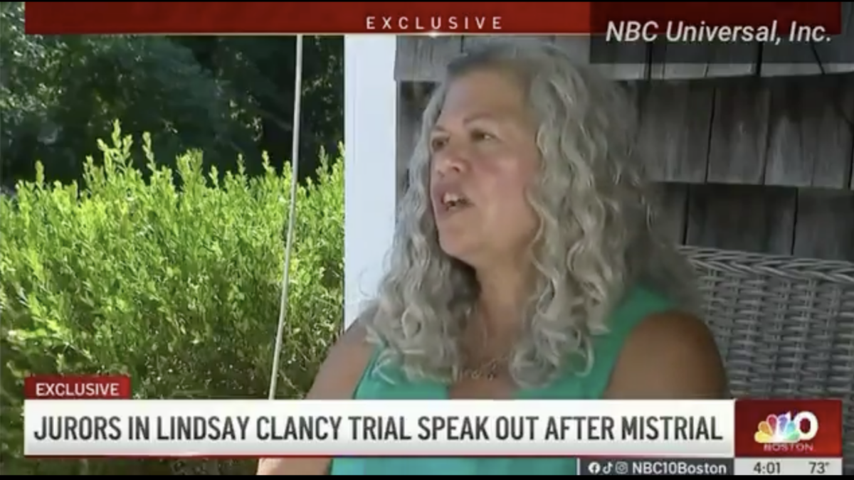 Clancy Juror Appears To Admit Jurors Used Outside Expertise To Badger Holdout