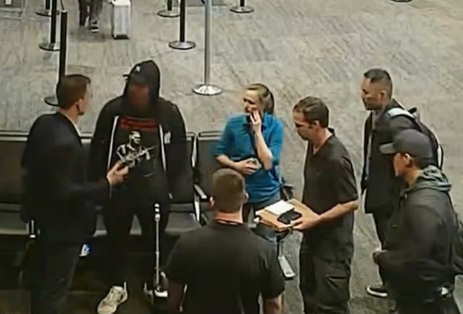 Moment Disgraced Eric Swalwell Is Surrounded By FBI Agents At San Francisco Airport