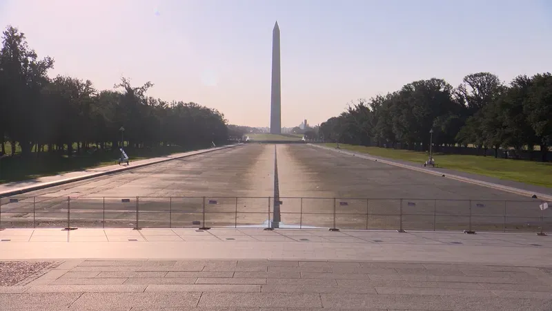 Trump Says Reflecting Pool Repairs Are Near Complete, Refill To Come ‘This Week’