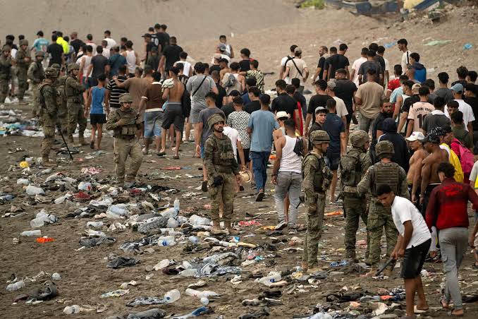 Besieged Ceuta Awash With Feces And Trash Left By Invading Illegals